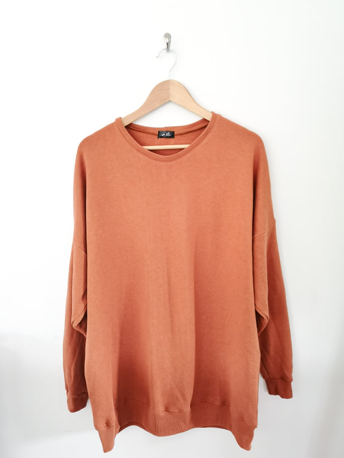 Sweatshirt Boyfriend - Bambou ouaté